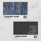 Silver Birch Branches Visitekaartje (Voorkant / Achterkant)