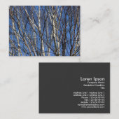 Silver Birch Branches Visitekaartje (Voorkant / Achterkant)
