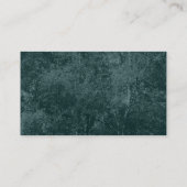Silver Birch - Donkergroen Visitekaartje (Achterkant)