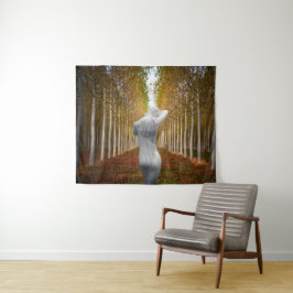 Silver Birch Wood Nymph. Wandkleed
