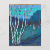 Silver Birches, populair kunstwerk van Tom Thomson Briefkaart (Voorkant)
