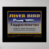 Silver Bird Suppositories fine art poster (Voorkant)