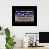 Silver Bird Suppositories fine art poster (Thuiskantoor)