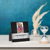 Silver Black Damask Photo Lijst 25e Jubileum Fotoplaat (Insitu)