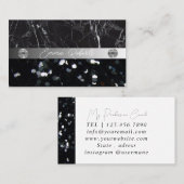 Silver Black Diamond Coach-Visitekaartje Visitekaartje (Voorkant / Achterkant)