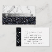 Silver Black Diamond Coach-Visitekaartje Visitekaartje (Voorkant / Achterkant)