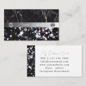 Silver Black Diamond Coach-Visitekaartje Visitekaartje (Voorkant / Achterkant)