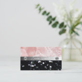 Silver Black Diamond Coach-Visitekaartje Visitekaartje (Staand voorkant)