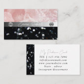 Silver Black Diamond Coach-Visitekaartje Visitekaartje (Voorkant / Achterkant)