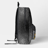 Silver Black en Gold Glitter Football Jersey Bedrukte Rugzak (Links)