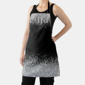 Silver & Black Glam Glitter & Blessed Schort (Insitu)