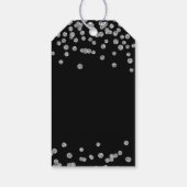 Silver Black Hartelijk dank voor de 30e verjaardag Cadeaulabel (Achterkant)