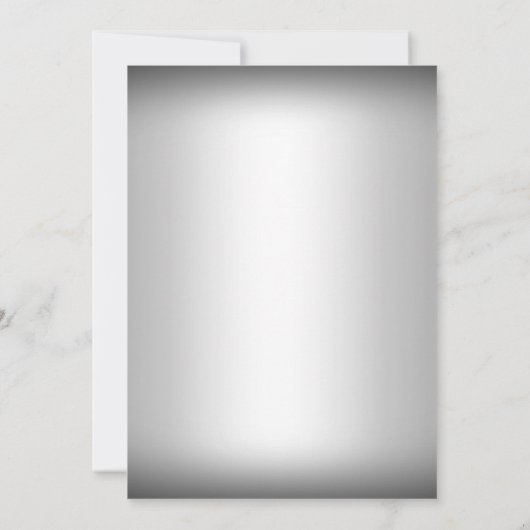 Silver Black Lace en Bow Vrijgezellenfeest Invite Kaart (Achterkant)