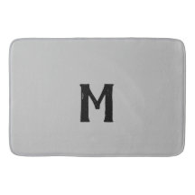 Silver Black Monogram