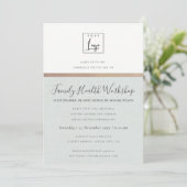 SILVER BLACK SKETCH STRIPE LINE TALK SEMINAR EVAL KAART (Staand voorkant)