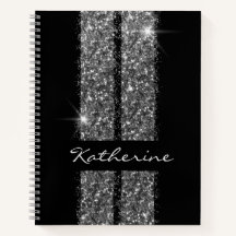 Silver Black, speciaal gepersonaliseerd glitter Ra