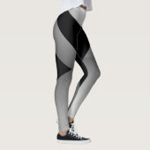 Silver Black Sportpasta's met slanke werkout Leggings (Rechts)