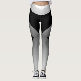 Silver Black Sportpasta's met slanke werkout Leggings
