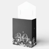 Silver Black Winter 30th Birthday Dank u Bedankdoosjes (Geopend)