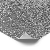 Silver Blank Sjabloon Tekst toevoegen Poster (Hoek)