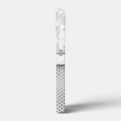 Silver Bling Effect Pattern Gepersonaliseerd Case-Mate iPhone Case (Achterkant / Links)