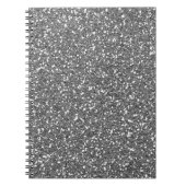 Silver Bling Elegance Notitieboek (Voorkant)