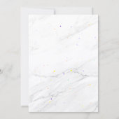 Silver Blue Balloons Restaurant Grand Opening Kaart (Achterkant)