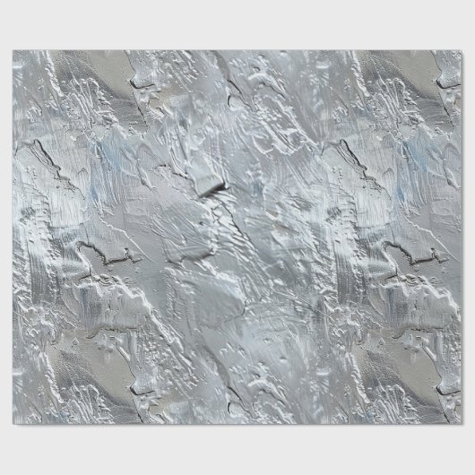 Silver Blue Cadeaupapier (Vlak)