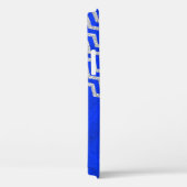 Silver Blue Chevron, persoonlijk Case-Mate iPhone Case (Achterkant / Rechts)