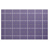 Silver Blue Damask Bows Stof (Yard (91,4 cm))