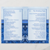 Silver Blue sneeuwvlok op het blauwe weddenschap-p (Achterkant)