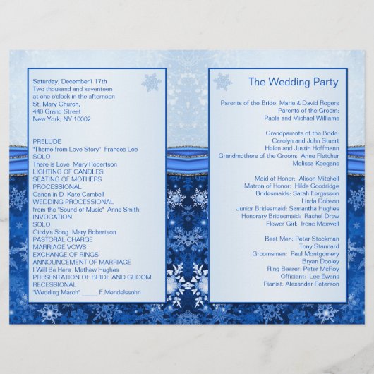 Silver Blue sneeuwvlok op het blauwe weddenschap-p (Achterkant)