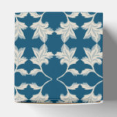 Silver Blue Winding Leaves Bedankdoosjes (Bovenkant)