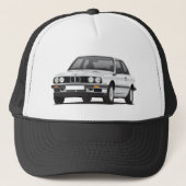 Silver BMW 3-reeks (E30) Trucker Pet (Voorkant)