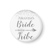 Silver Boho Bride Tribe Gepersonaliseerd