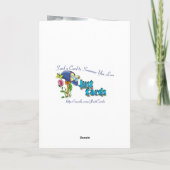 Silver Bokeh Baseball-kerstboom met rode vogel Feestdagen Kaart (Achterkant)