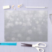 Silver Bokeh Lights Tissuepapier (Craft)