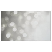 Silver Bokeh Lights Weddenschap Foto Stof (Fat Quarter)