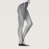 Silver Borhed Metal Abstract Leggings (Rechts)