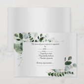 SILVER BOTANICAL RESPONS KAART (Voorkant / Achterkant)