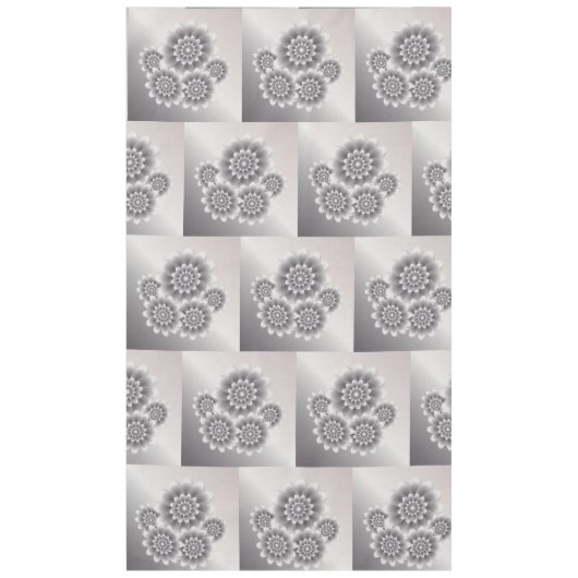 Silver bouquet tafelkleed (Voorkant)