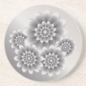 Silver bouquet zandsteen onderzetter (Voorkant)