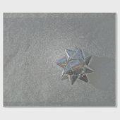 Silver Bow Wrapping Paper van Janz Cadeaupapier (Vlak)