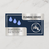 Silver Box Hoek Loodgieterij Lijst Visitekaartje (Voorkant)