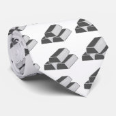 Silver Bricks Stropdas (Opgerold)