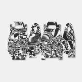 Silver bubbles with glass or metal tone bedankdoosjes (Uitgevouwen)