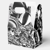 Silver bubbles with glass or metal tone bedankdoosjes (Geopend)