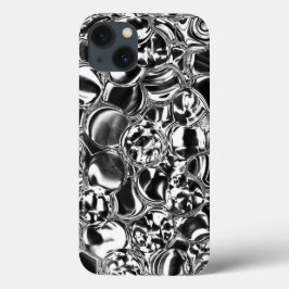 Silver bubbles with glass or metal tone Case-Mate iPhone case