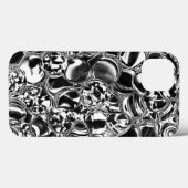 Silver bubbles with glass or metal tone Case-Mate iPhone case (Achterkant (horizontaal))