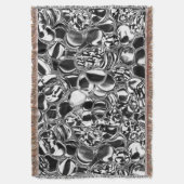 Silver bubbles with glass or metal tone deken (Voorkant Verticaal)